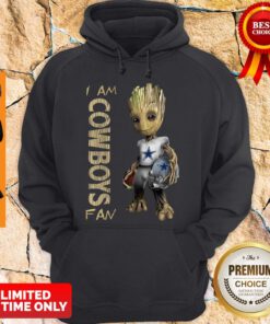 Official Baby Groot I Am Dallas Cowboys Hoodie