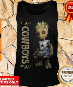 Official Baby Groot I Am Dallas Cowboys Tank Top
