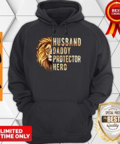 Official Lion Husband Daddy Protector Hero Hoodie