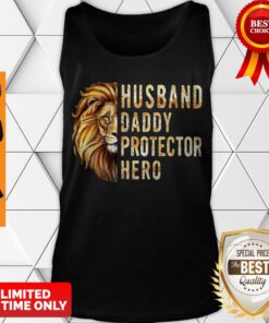 Official Lion Husband Daddy Protector Hero Tank Top