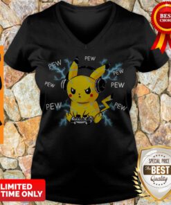 Official Pikachu Pew Pew Pew Pew Pew Pew V-neck