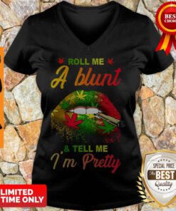 Official Roll Me A Blunt & Tell Me I’m Pretty V-neck