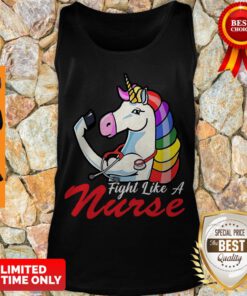 Official Unicorn Fight Like A Nurse Tank Top