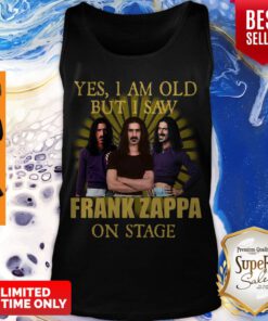 Official Yes I Am Old But I Saw Frank Vincent Zappa On Stage Tank Top