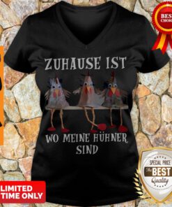 Official Zuhause Lst Wo Meine Hühner Sind V-neck