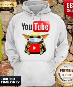 Premium Baby Yoda Face Mask Hug Youtube Hoodie