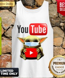 Premium Baby Yoda Face Mask Hug Youtube Tank Top