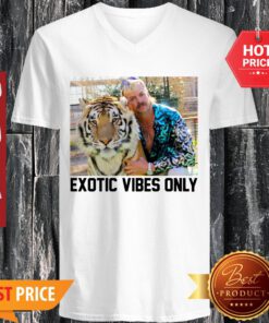 Premium Joe Exotic Tiger King Exotic Vibes Only V-neck