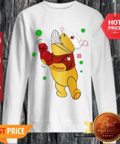 Premium Pooh Nurse Boxing Coronavirus Sweatshirt