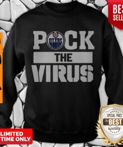 Premium Puck The Virus Edmonton Oilers Sweatshirt