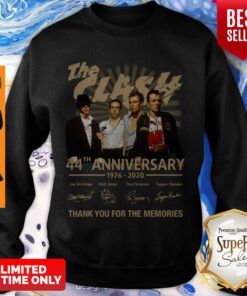 Pretty The Clash 44th Anniversary 1976-2020 All Signature Sweatshirt
