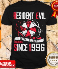 Official Resident Evil Social Distance Training Since 1996 Shirt