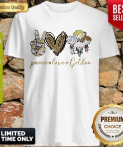 Funny Peace Love Golden Diamond Shirt