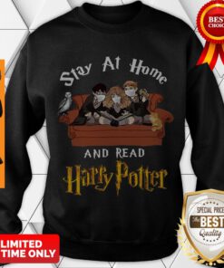 Top Stay At Home And Read Harry Potter Tee Sweatshirt