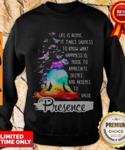 Top Ganesha Yoga Buddha India Hindu Shanti Presence Sweatshirt