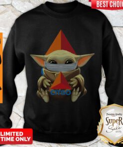 Funny Baby Yoda Face Mask Citgo Sweatshirt
