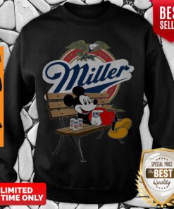 Official Mickey Mouse Drink Miller Beer Sweatshirt