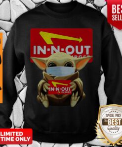 Star Wars Baby Yoda Face Mask Hug In-N-Out Coronavirus Sweatshirt
