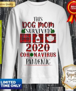 Premium This Dog Mom Survived 2020 Coronavirus Pandemic Sweatshirt