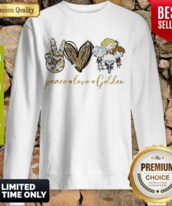 Funny Peace Love Golden Diamond Sweatshirt