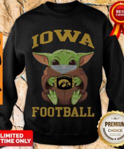 Awesome Baby Yoda Face Mask Hug Lowa Football Sweatshirt