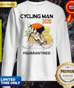 Nice Cycling Man Mask 2020 Quarantined Coronavirus Sweatshirt