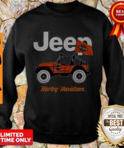 Funny Jeep Motor Harley Davidson Cycles Sweatshirt