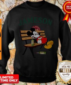 Pretty Mickey Mouse Drink Jameson Irish Whiskey Sweatshirt