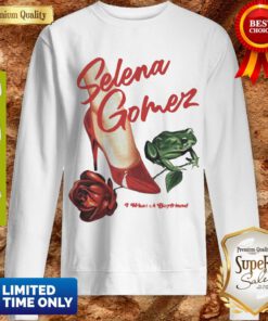 Nice Shoes Frog Rose Selena Gomez Sweatshirt