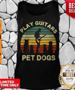 Premium Play Guitars Pet Dogs Tank Top