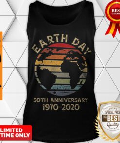 Nice Earth Day 50th Anniversary 1970 Retro Sunset 2020 Tank Top