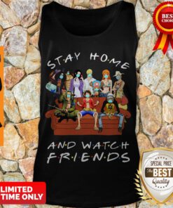 Funny One Piece Mask Stay Home And Watch Friends Tank Top