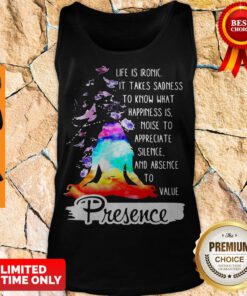 Top Ganesha Yoga Buddha India Hindu Shanti Presence Tank Top