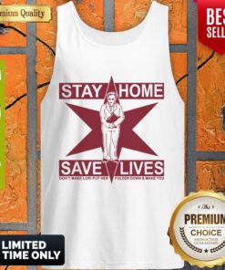 Premium Lori Lightfoot Stay Home Save Lives Tank Top