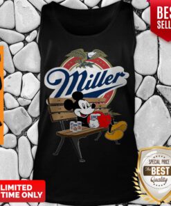 Official Mickey Mouse Drink Miller Beer Tank Top