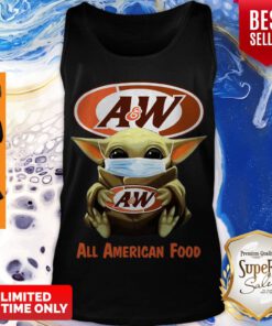 Baby Yoda Mask A&W Restaurants All American Food Coronavirus Tank Top