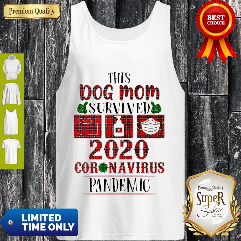 Premium This Dog Mom Survived 2020 Coronavirus Pandemic Tank Top Premium This Dog Mom Survived 2020 Coronavirus Pandemic Tank Top