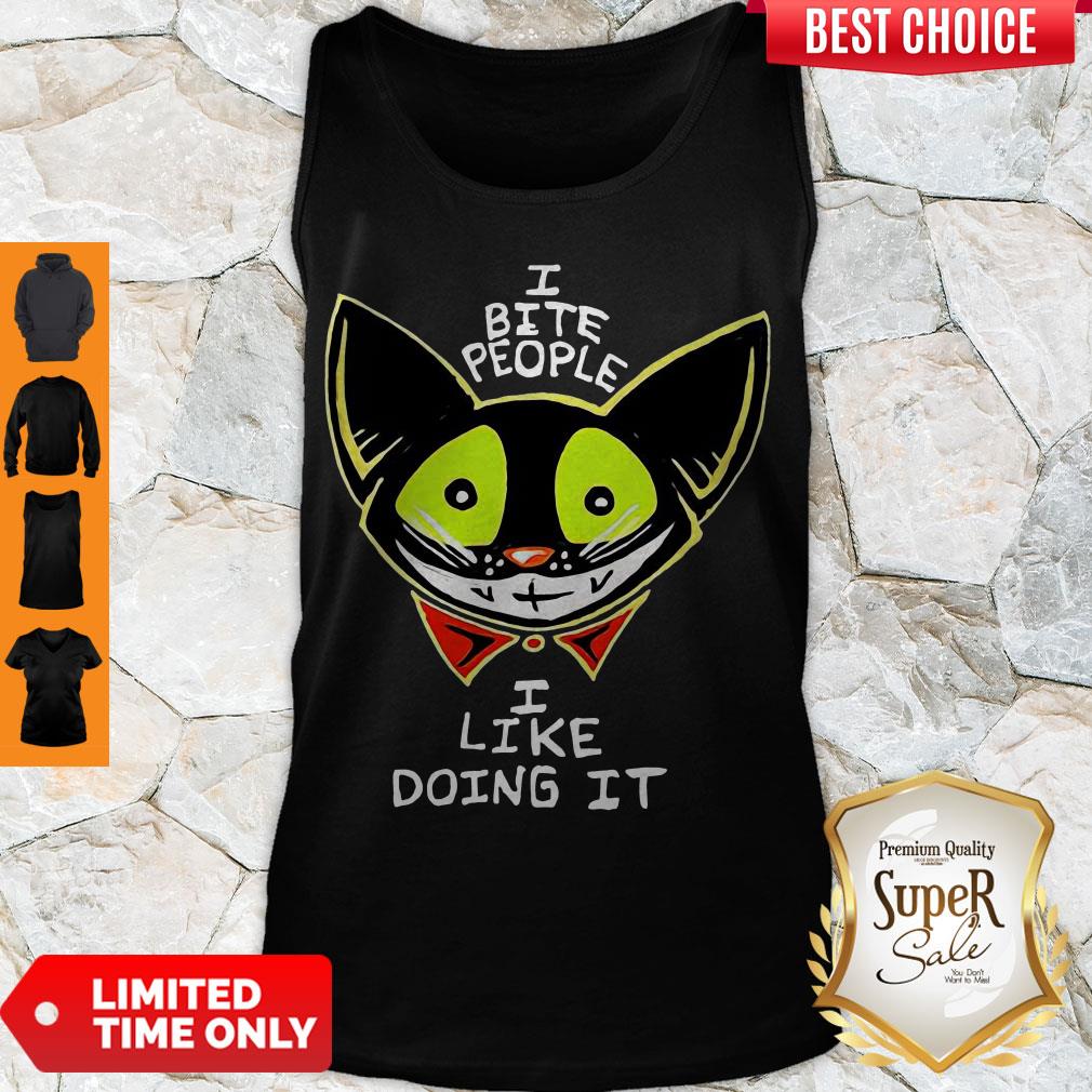 Official I Bite People I Like Doing It Tank Top Official I Bite People I Like Doing It Tank Top