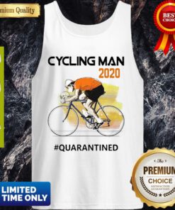 Nice Cycling Man Mask 2020 Quarantined Coronavirus Tank Top