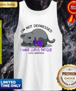 Official Cat I’m Not Depressed I Have Lupus Fatigue Lupus Awareness Tank Top
