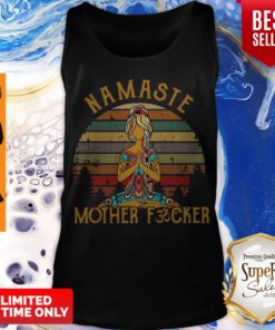 Official Yoga Peace Namaste Mother Fucker Vintage Tank Top