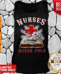 Official Nurses Never Fold Tank Top