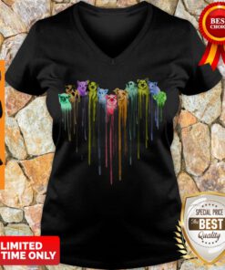 Official Pig Watercolor Heart V-neck