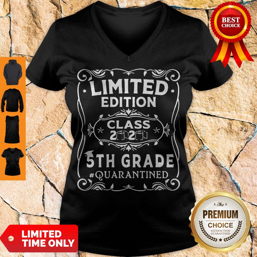 Official Limited Edition Class 2020 5th Grade Quarantined V-neck Official Limited Edition Class 2020 5th Grade Quarantined V-neck
