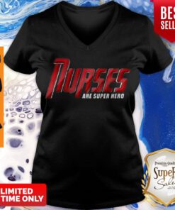 Premium Marvel Type Nurses Are Superhero V-neck