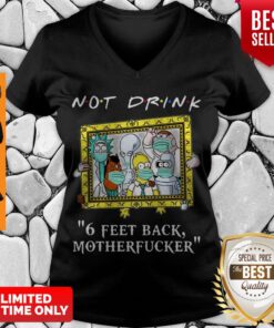 Nice Rick Simpson And Friend Not Drink 6 Feet Back Motherfucker Covid-19 V-neck