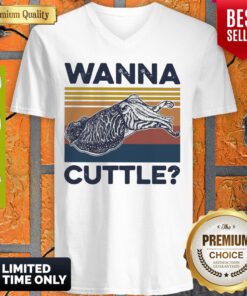 Premium Octopus Wanna Cuttle Vintage ShirtPremium Octopus Wanna Cuttle Vintage V-neck