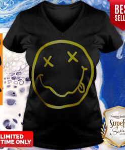 Awesome Smiley Face V-neck