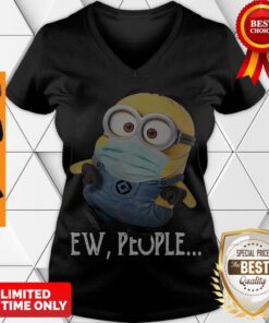 Official Minion Dave Wear Mask Ew People Covid 19 V-neck