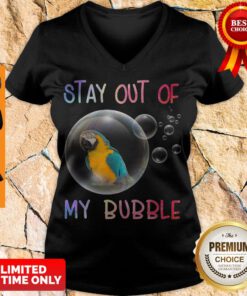 Official Parrot Stay Out Of My Bubble V-neck